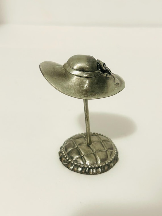 Vintage Pewter Ring Tree/Holder View 4