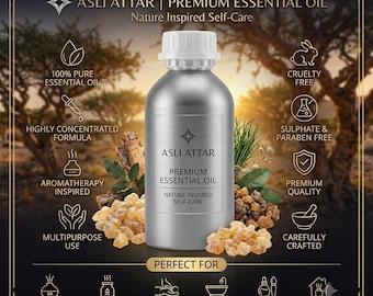 Pure Frankincense Essential Oil – 100% Natural Therapeutic Grade Aromatherapy, Skincare, Meditation