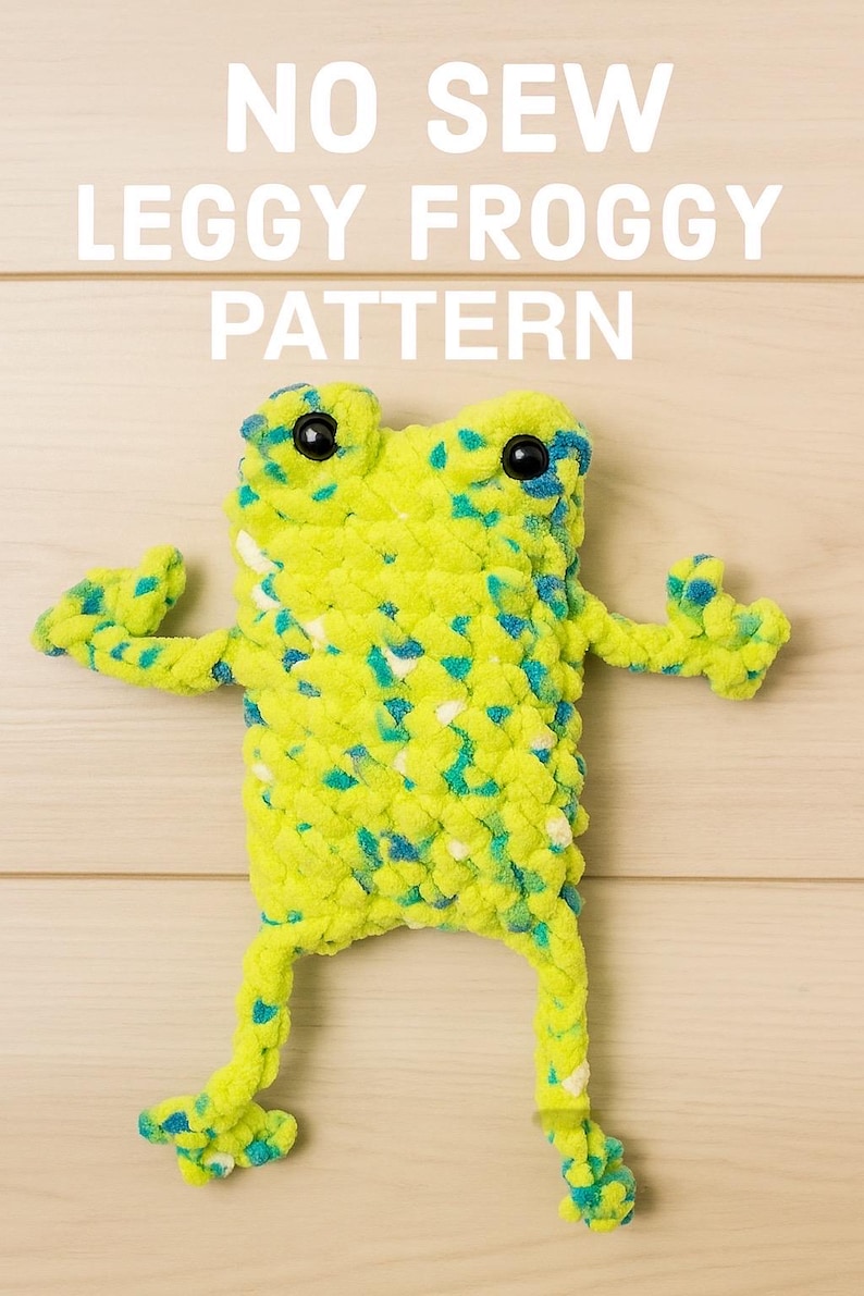 No Sew Leggy Froggy Pattern - Etsy