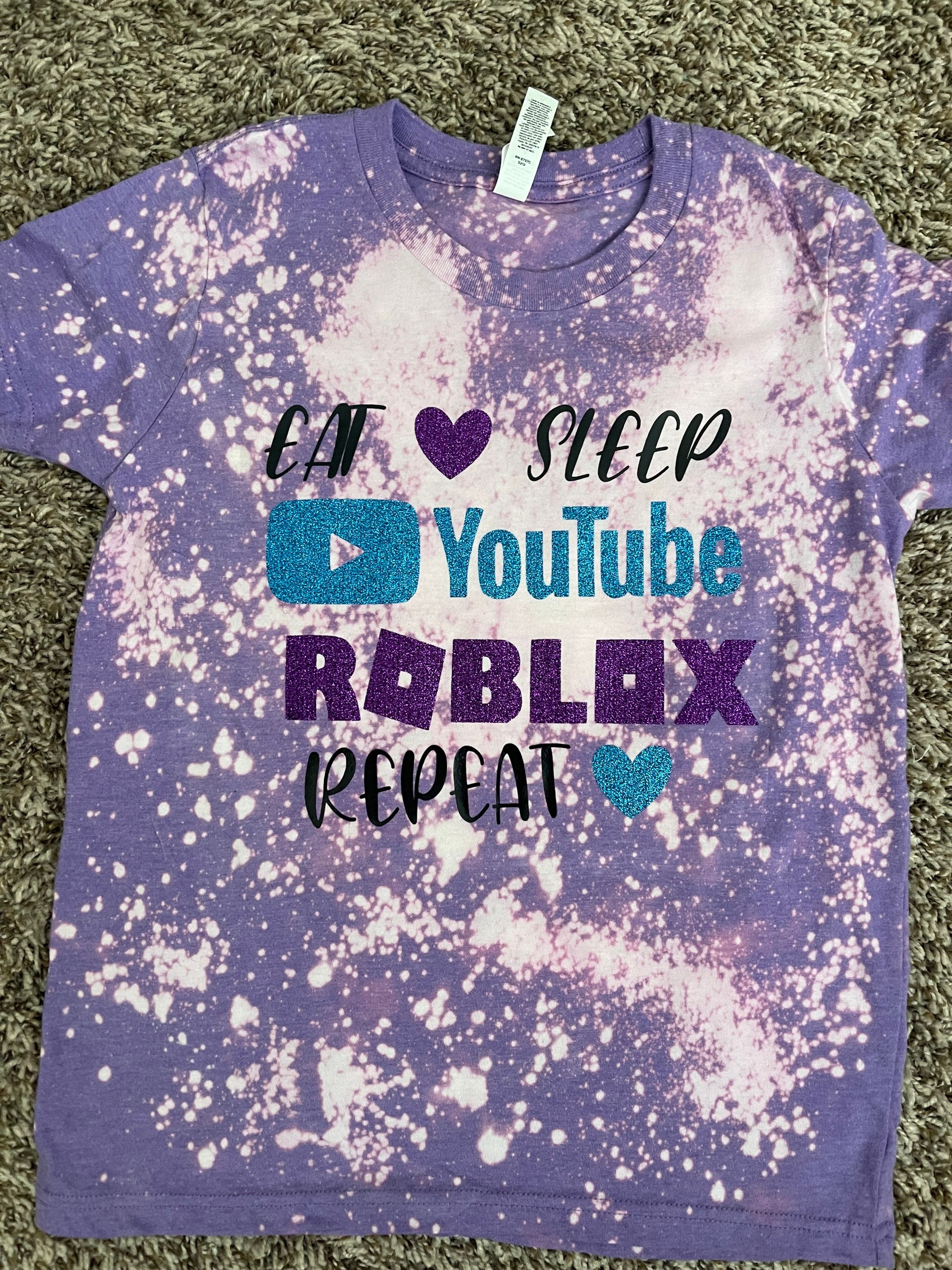 Purple  Roblox shirt, Roblox t shirts, Purple t shirts