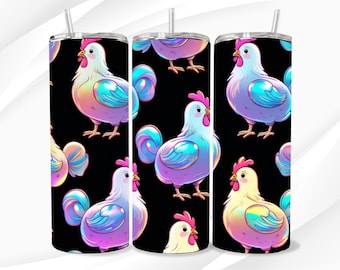 Funny wrap kipbeker: 20 oz magere sublimatie beker (digitale download)