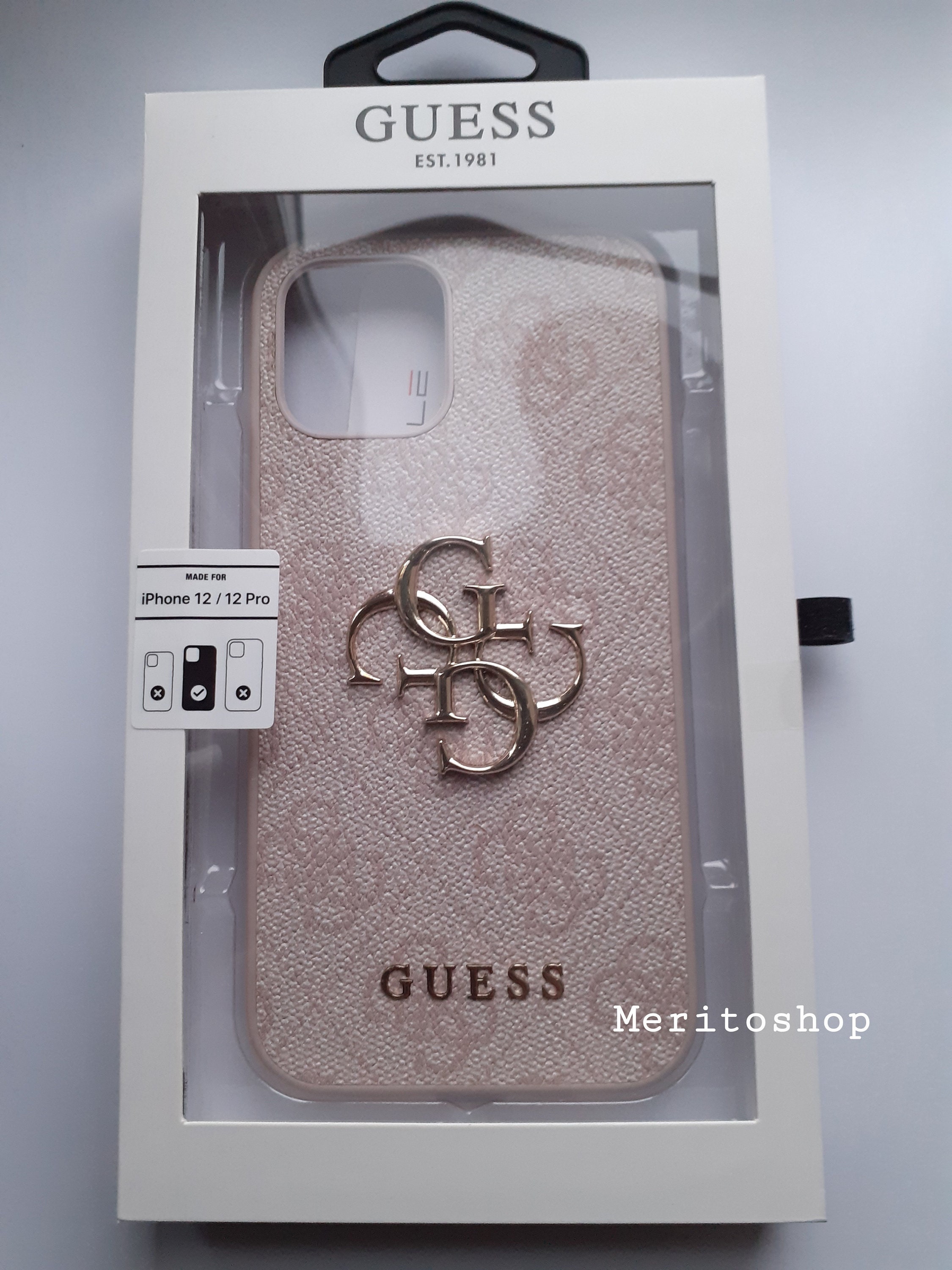 Original Case APPLE IPHONE 15 PRO MAX Guess Hardcase 4G Big Metal