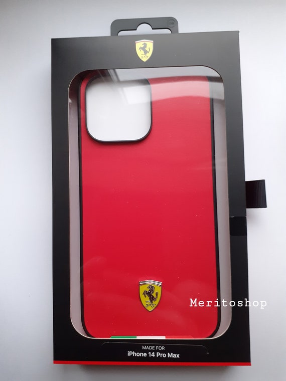 Case protector Ferrari para iPhone 13 Pro MAX - Negro, blanco, rojo y verde
