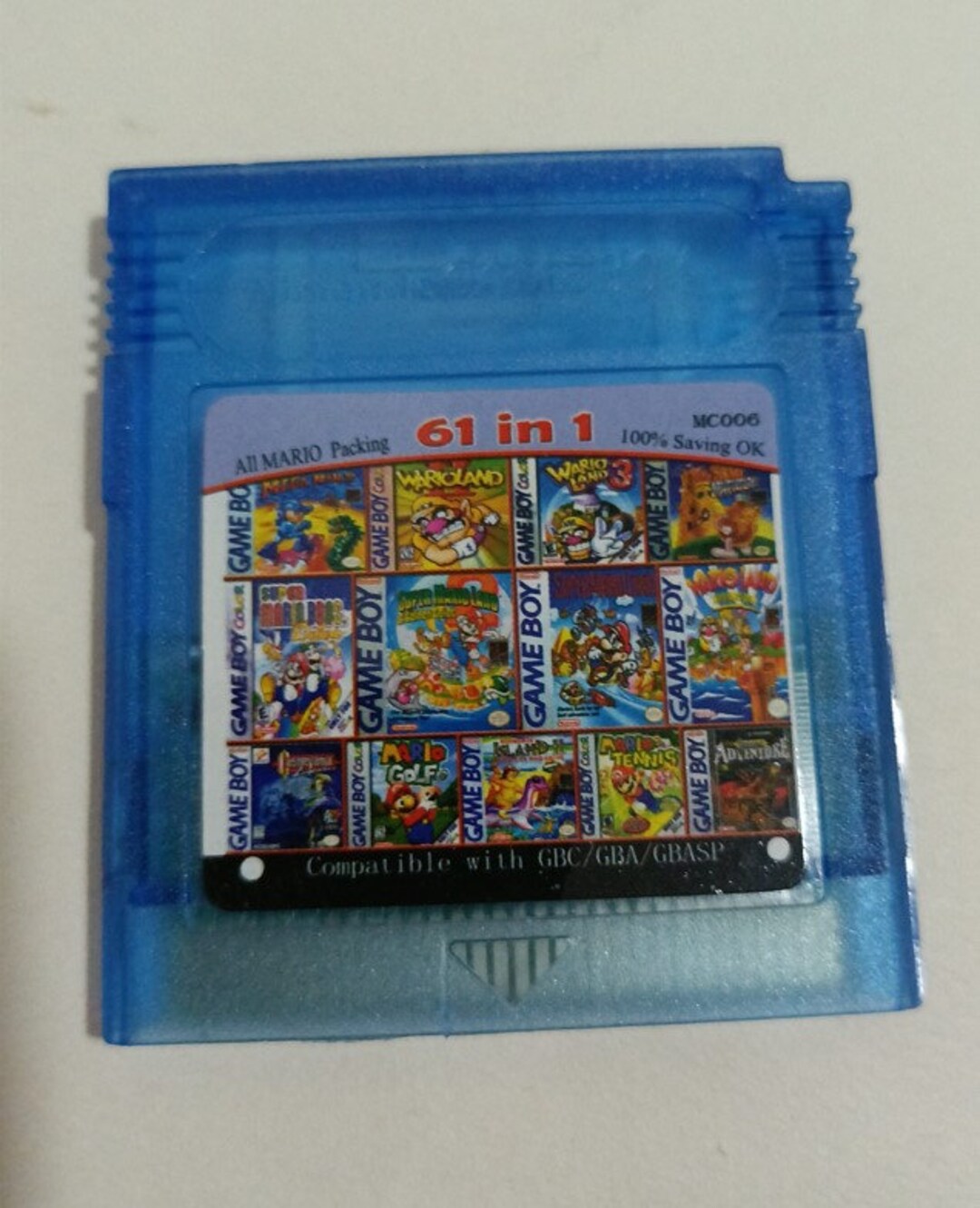 61 in 1 Game Cassettes Nintendo GBC SP Gameboy Color Cartridge 16 Bit