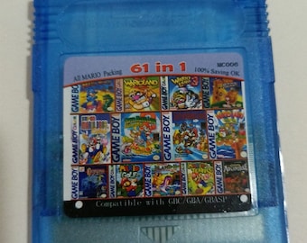 61 In 1 Game Cassettes Nintendo GBC SP Gameboy Color Cartridge 16 Bit