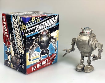 Giant Zathura Limit edition Robot.Vintage Wind Up Tin Toy Retro Collectible Robot.Design and production by Saint John.Gift for kids.