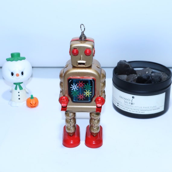 爆買い ハイホイールロボット。ビンテージの巻き上げブリキおもちゃの その他