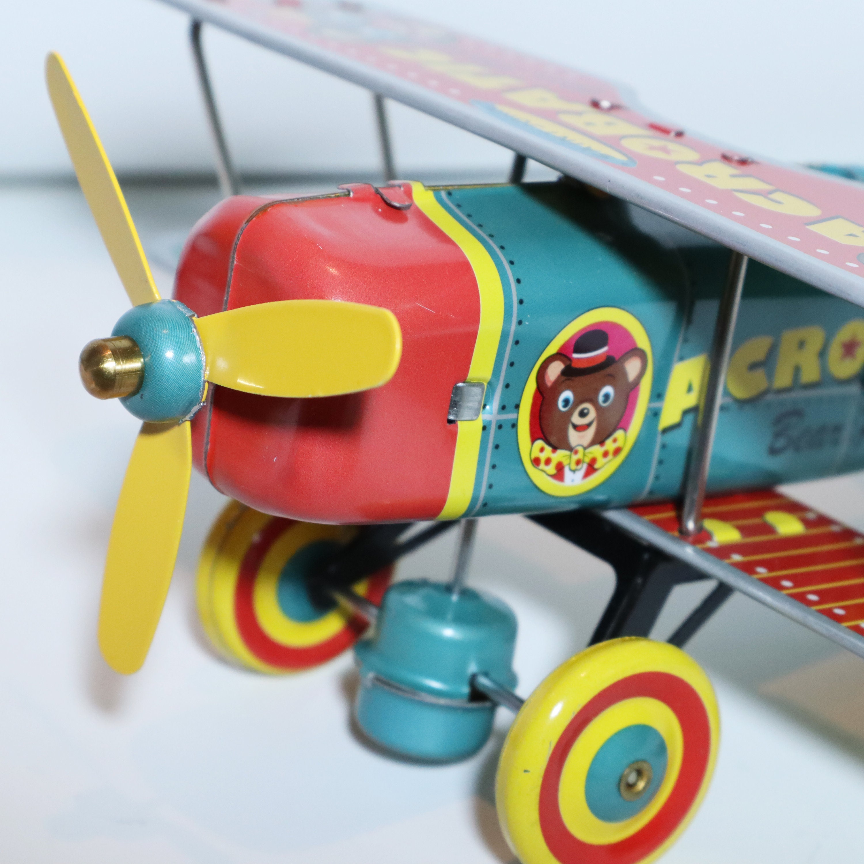 RICO RSA 33 aircraft tin toy Very RARE année 30 bel état 21 X 23 cm RICO RSA 33 aircraft tin toy Very RARE année 30 bel état 21 X 23 cm