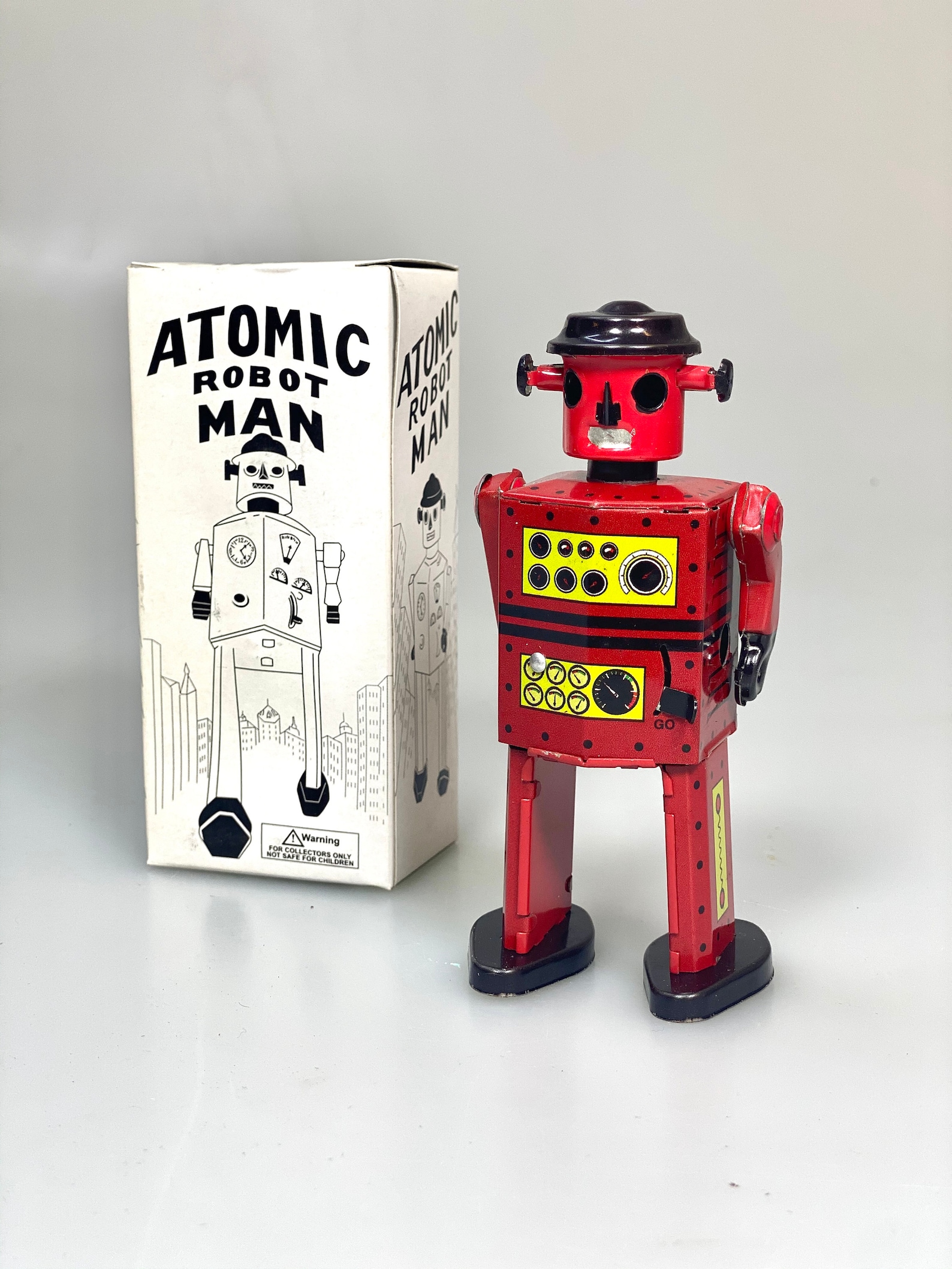 Atomic Robot Man.vintage Wind up Tin Toy Retro Collectibl.design and ...