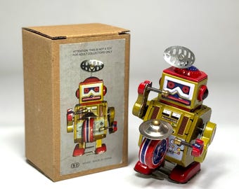 ピストンアクションロボット ロビー・ザ・ロボット ブリキのおもちゃ