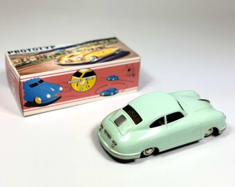 ポルシェ 356 ブリキおもちゃの車: BUB Classics Wind Up、Collect