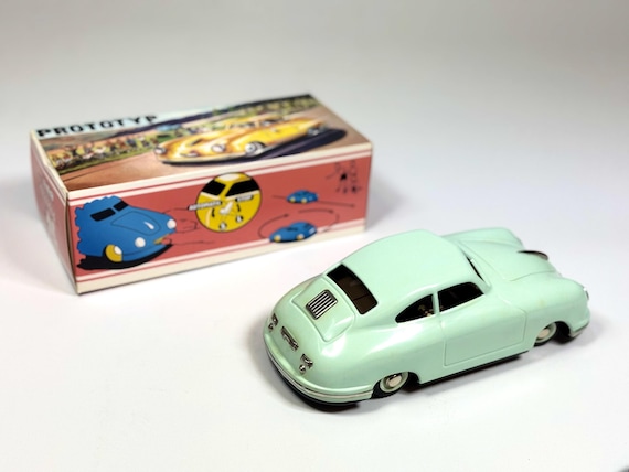 ポルシェ 356 ブリキおもちゃの車: BUB Classics Wind Up、Collect
