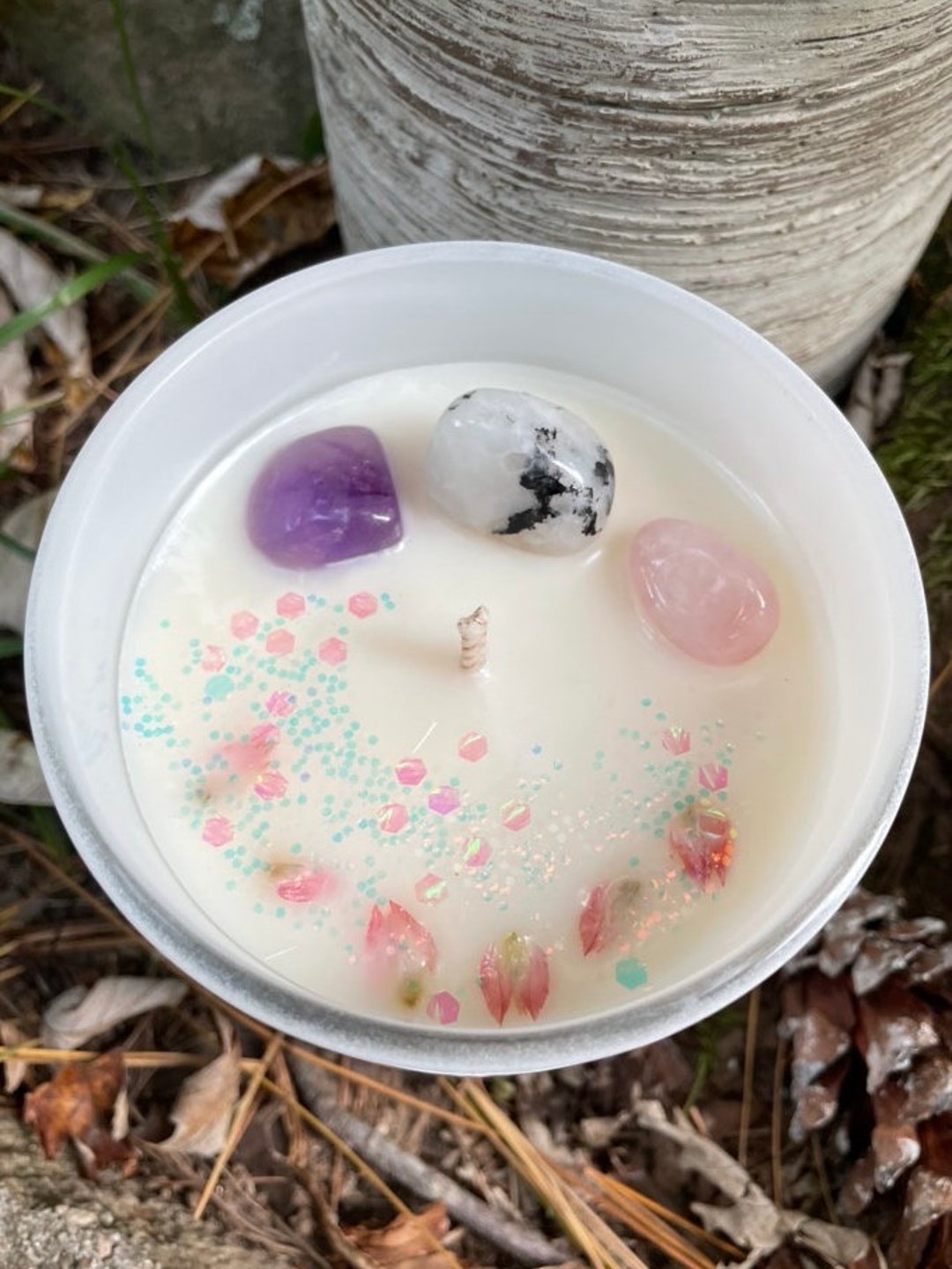 Goddess Energy Healing Crystal Candle - Etsy