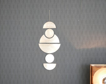 Mira model mobile #8 - Handmade artistic brass mobile - Art for the home- Art for the living room- Home decoration