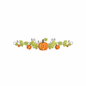 Motifs de broderie d&#39;automne, citrouille épicée, motifs de broderie machine, fichiers de broderie, motif de broderie, son automne, téléchargement numérique