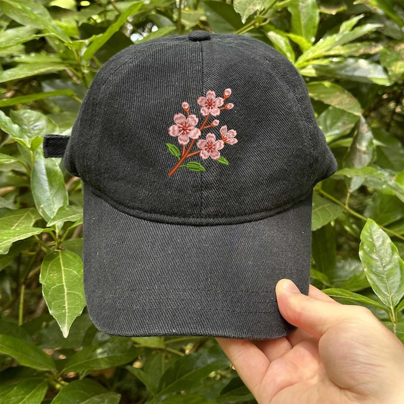 Mini Cherry Blossom Embroidery Design, Japanese Sakura Branch, Machine ...