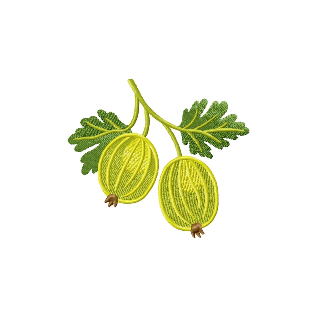 Gooseberry Design Gooseberry Embroidery Design, Machine Embroidery Designs, Embroidery ...