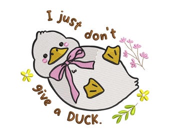 Goose embroidery design, Funny machine embroidery designs, Duck embroidery design, embroidery pattern, Cute goose embroidery files