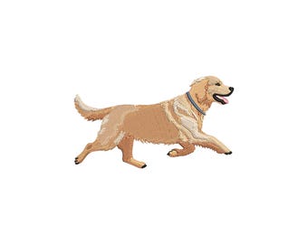 Golden retriever embroidery design, Dog machine embroidery designs, Dog embroidery designs, Dog embroidery files, Dog embroidery pattern