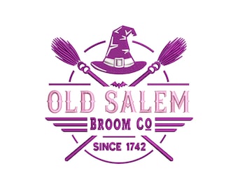 Salem Witch Embroidery Design, Halloween Embroidery Designs, Funny Embroidery Files, Spooky Season, Machine Embroidery Designs