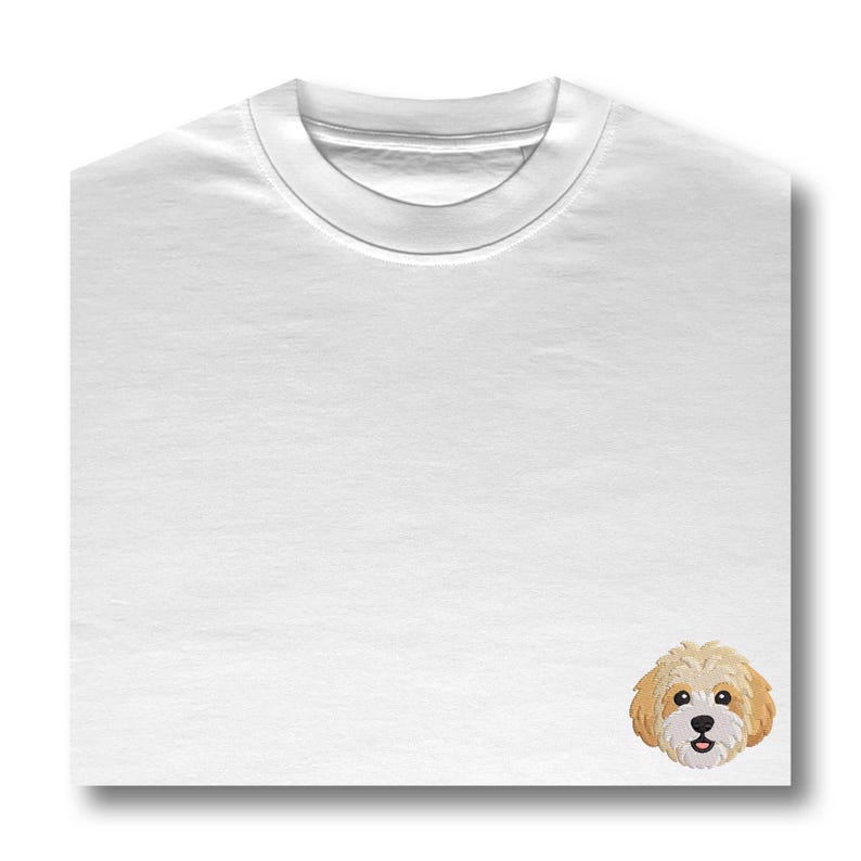 Mini Cavachon Face Embroidery Design, Dog Face, Cavapoo Embroidery ...