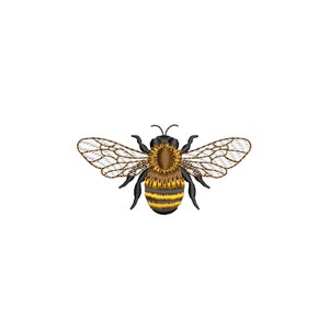 Mini Honigbiene Stickmuster, Baby Stickmuster, Hummel, Stickdateien, Stickmuster, digitaler Download