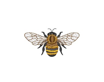 Mini honey bee machine embroidery designs, baby embroidery designs, Bumblebee, embroidery files, embroidery pattern, digital download