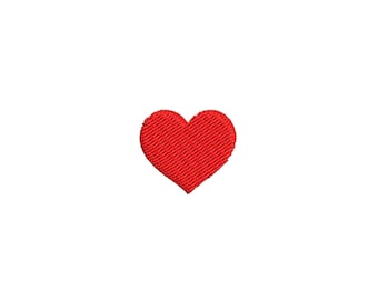 Mini Heart Embroidery Design, Small Heart Embroidery Files, Tiny Heart Embroidery Patterns, Valentines Machine Embroidery Designs
