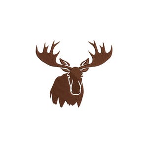 Moose embroidery design, Forest Animals, Embroidery files, Animal embroidery design, Hunting embroidery, Machine embroidery designs