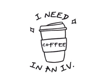 Coffee Cup Embroidery Design, Fall Embroidery Files, Funny Coffee Quote Embroidery Patterns, Machine Embroidery Designs
