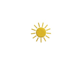 Mini Sun embroidery design, baby embroidery designs, machine embroidery designs, embroidery pattern, embroidery files, digital download