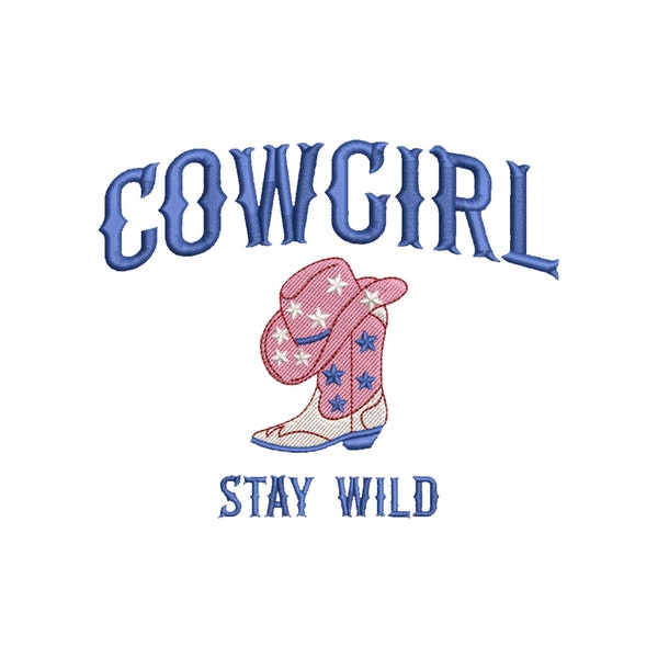 Cowgirl Stickdatei