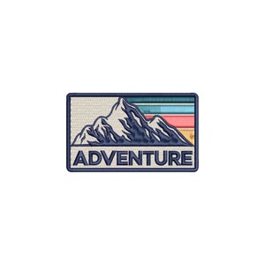 Adventure Mountains machine embroidery designs, National park, embroidery files, embroidery pattern, Travelling, Hiking, Digital download
