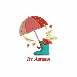 Stickmuster Herbst, Maschinenstickmuster, Stickdateien, Stickmuster, trendige Stickmuster, digitaler Download