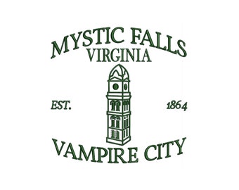 Mystic Falls embroidery design