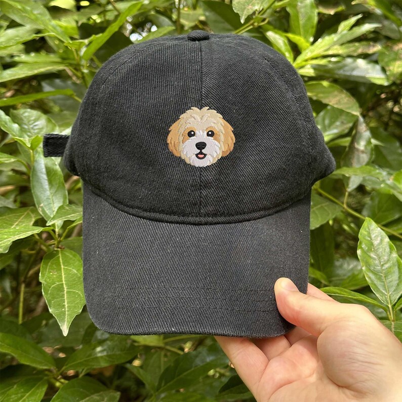 Mini Cavachon Face Embroidery Design, Dog Face, Cavapoo Embroidery ...