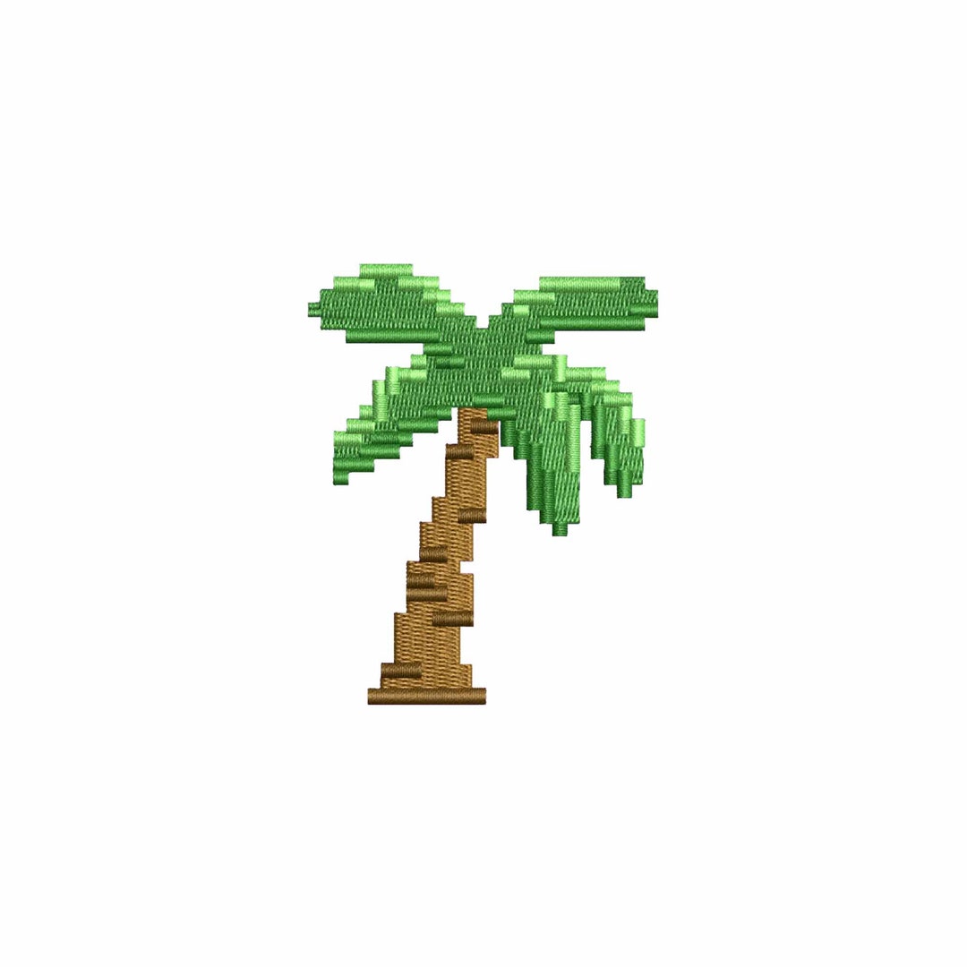 Mini Palm Tree Machine Embroidery Design Etsy Mini Palm Tree Machine Embroidery Design Etsy