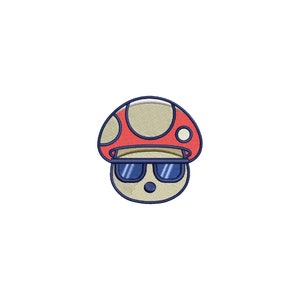 Diseño de bordado de setas fresco, diseños de bordado de máquinas, diseños de bordado de moda, descarga digital, descarga instantánea