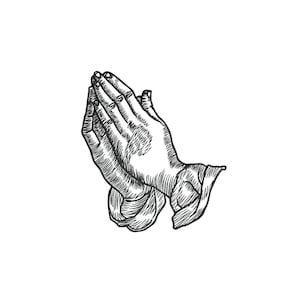 Praying hands machine embroidery designs, religious embroidery pattern, embroidery files, christian, baptism, catholic, digital download