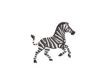 Mini motif de broderie zèbre, Animaux d'Afrique, motif de broderie, Motifs de broderie machine, Fichiers de broderie et Motifs de broderie bébé