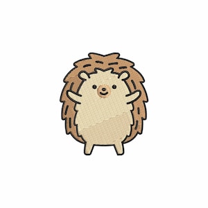 Mini hedgehog embroidery design, Baby embroidery designs, Cute hedgehog embroidery files, Hedgehog embroidery pattern, digital download