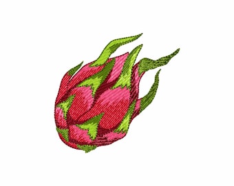 Mni Dragon fruit embroidery design, Machine embroidery designs Fruits, Plant embroidery files, Kitchen embroidery pattern, Pitaya embroidery