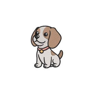 Beagle embroidery design, dog embroidery design, animal embroidery design, pet embroidery, machine embroidery designs, digital download
