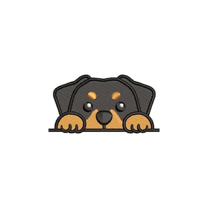 Mini disegno da ricamo Rottweiler, Disegni da ricamo a macchina per cani, Disegni da ricamo per bambini, Disegni da ricamo per animali, Download digitale