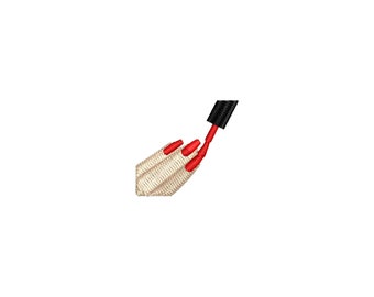Nail Polish Embroidery Design: Small Machine Embroidery Pattern (Digital Download)