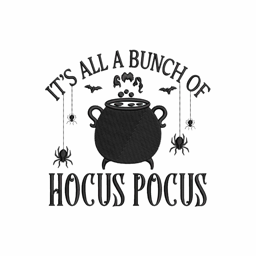Hocus Pocus Machine Embroidery Designs, Halloween Embroidery Designs ...