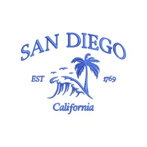 San Diego embroidery design California
