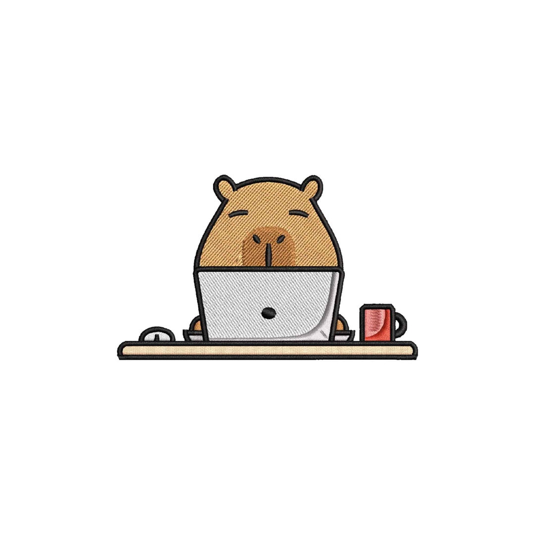 Capybara Machine Embroidery Designs, Animal Embroidery Design ...
