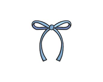 Mini bow machine embroidery designs, baby girl embroidery designs, embroidery files, embroidery pattern, cute bow, digital download