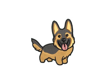 Mini Shepherd machine embroidery designs, dog embroidery design, pet embroidery, baby embroidery designs, embroidery files, digital download
